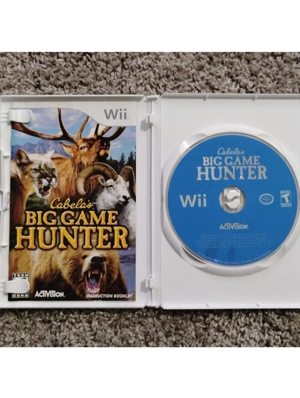 Nintendo title cabela